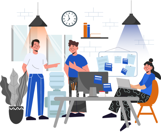 Small business HR support illustration