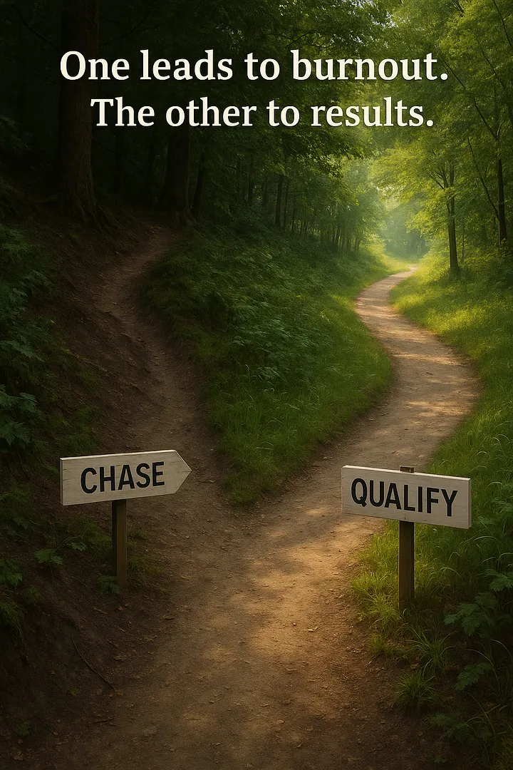 Don’t Chase. Qualify: The Mindset Shift that Saves Time and Wins Bigger Deals