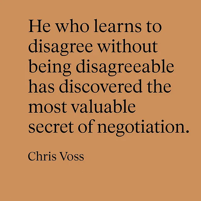 Emotional control in sales negotiation